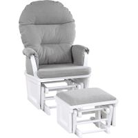 Laharpe Oyster/White Glider & Ottoman