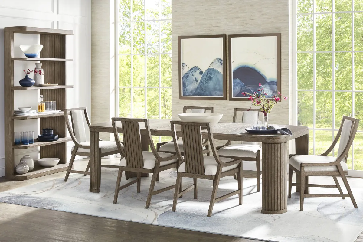 Sausalito Brown 7 Pc Dining Room