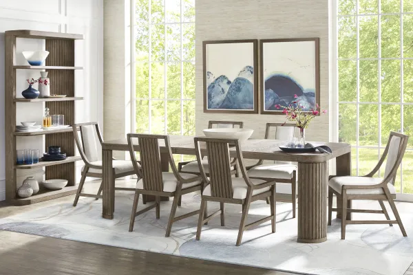 Sausalito Brown 7 Pc Dining Room