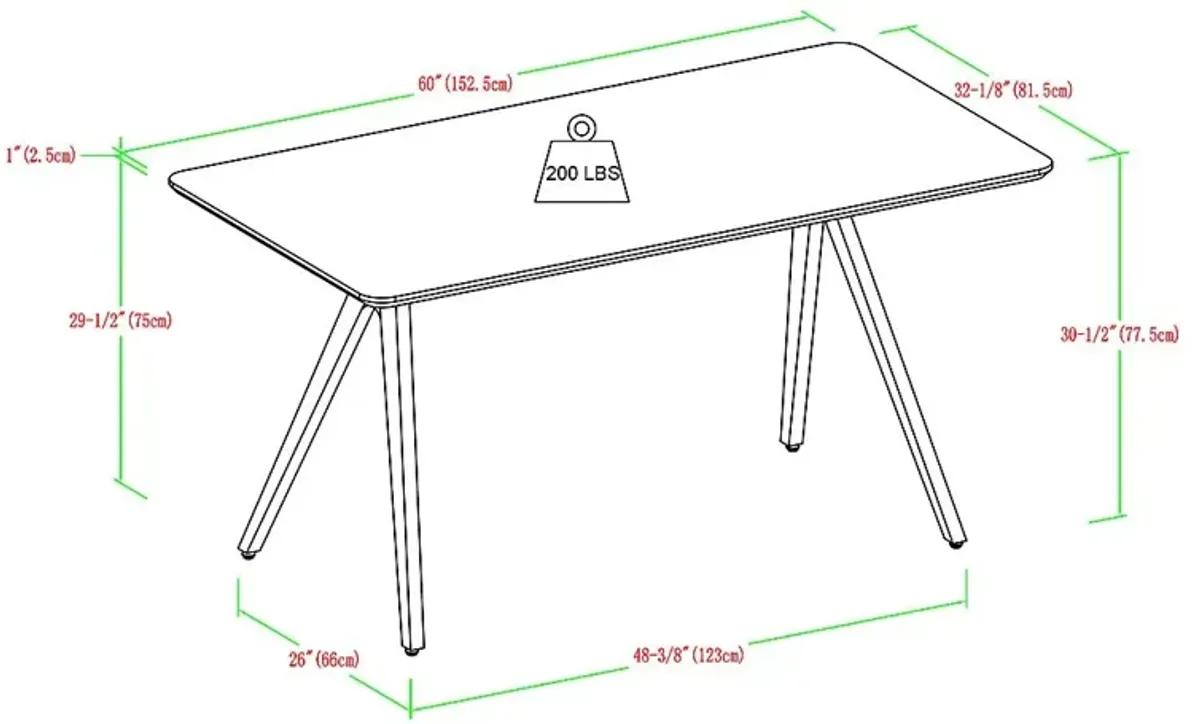 Tetter Walnut Dining Table