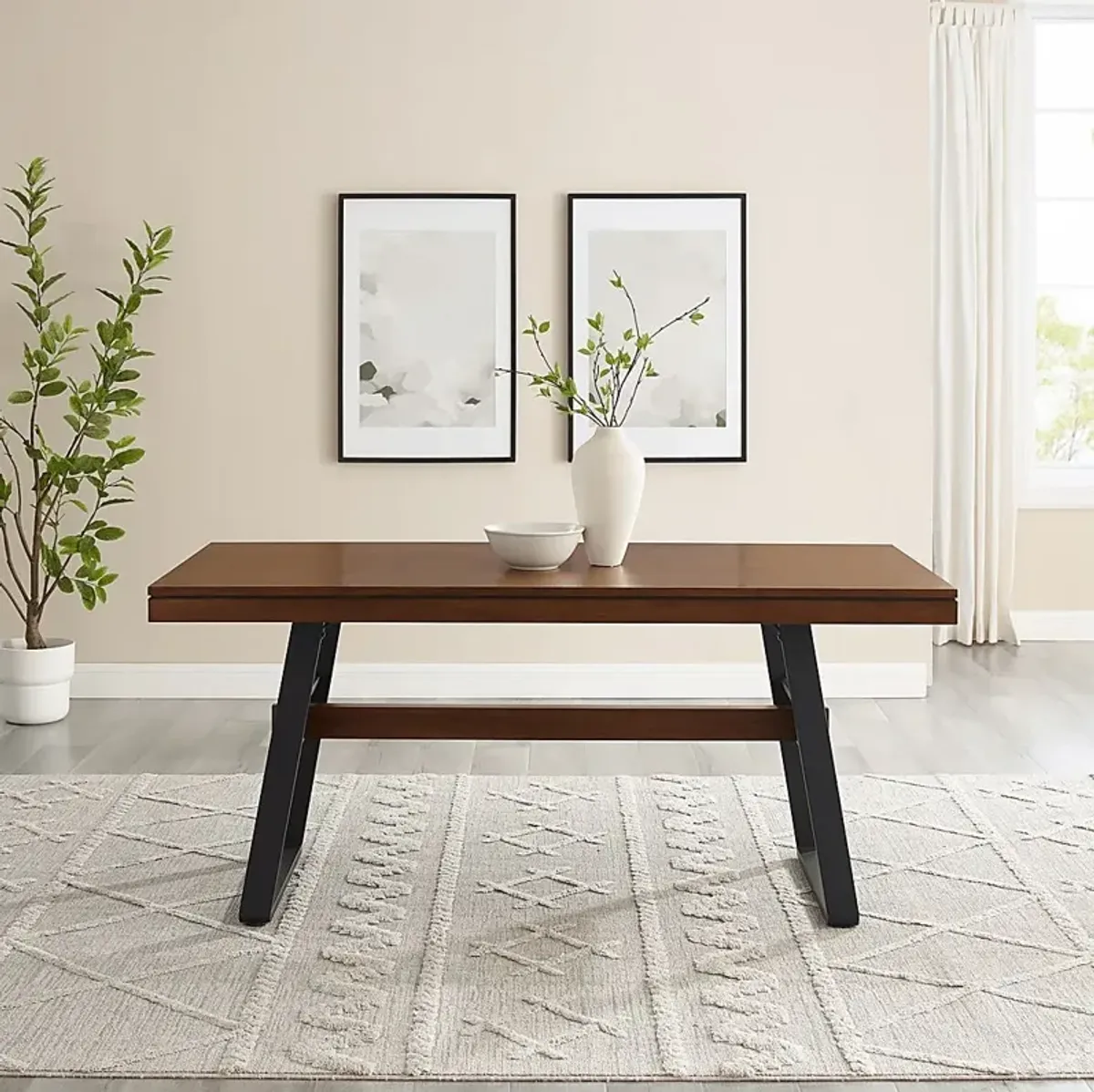 Stormdenn Walnut Dining Table