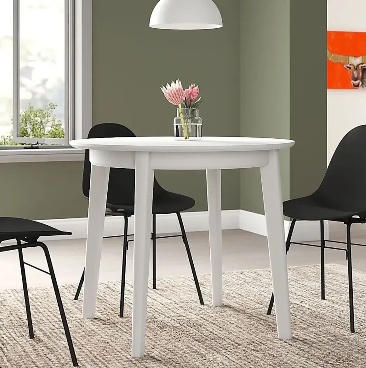 Blettner White Dining Table