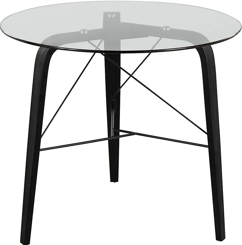 Pinebark Black Dining Table