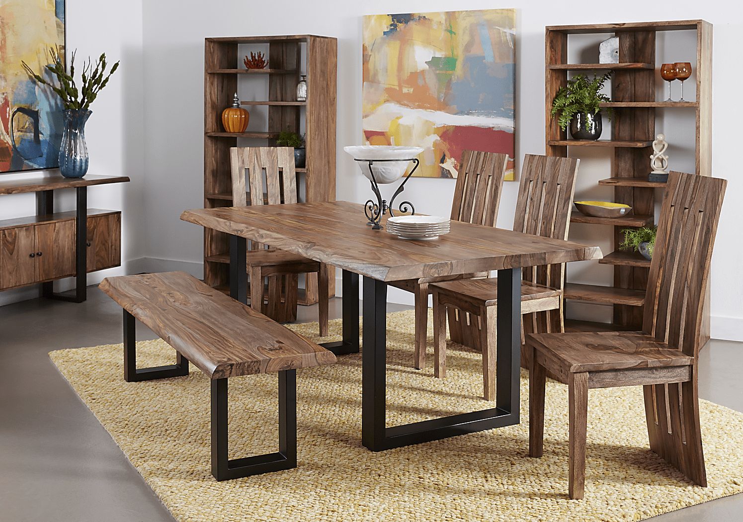 Thyer Brown Dining Table