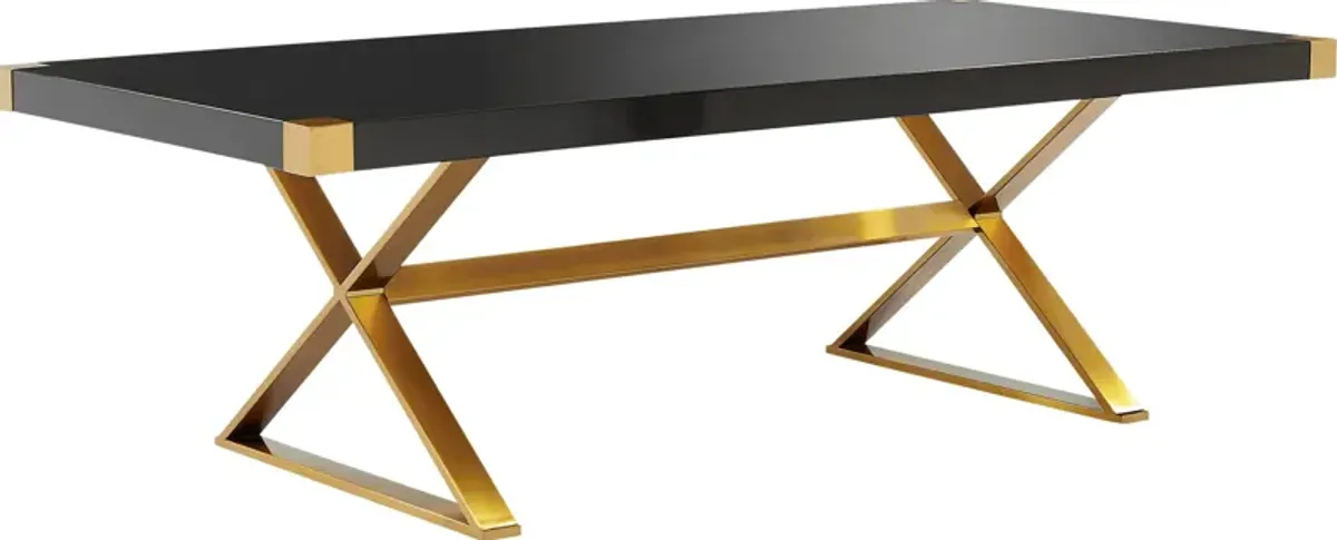 Acadamie Black Dining Table