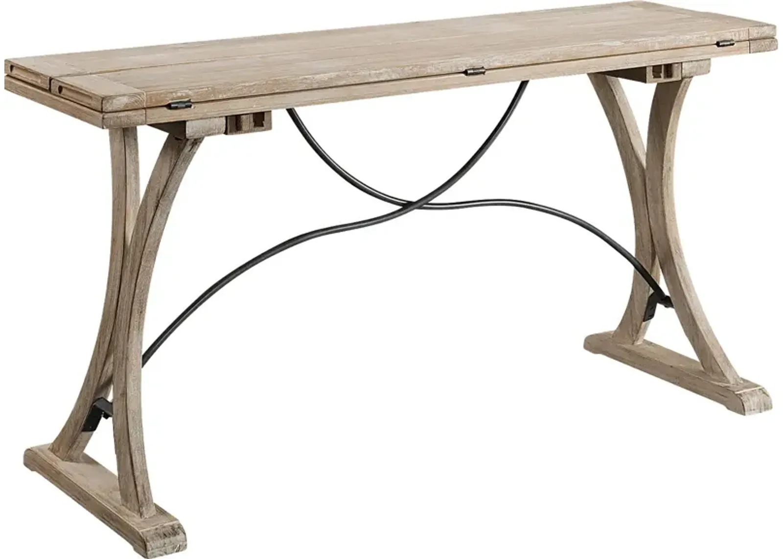 Caravatta Brown Folding Top Dining Table