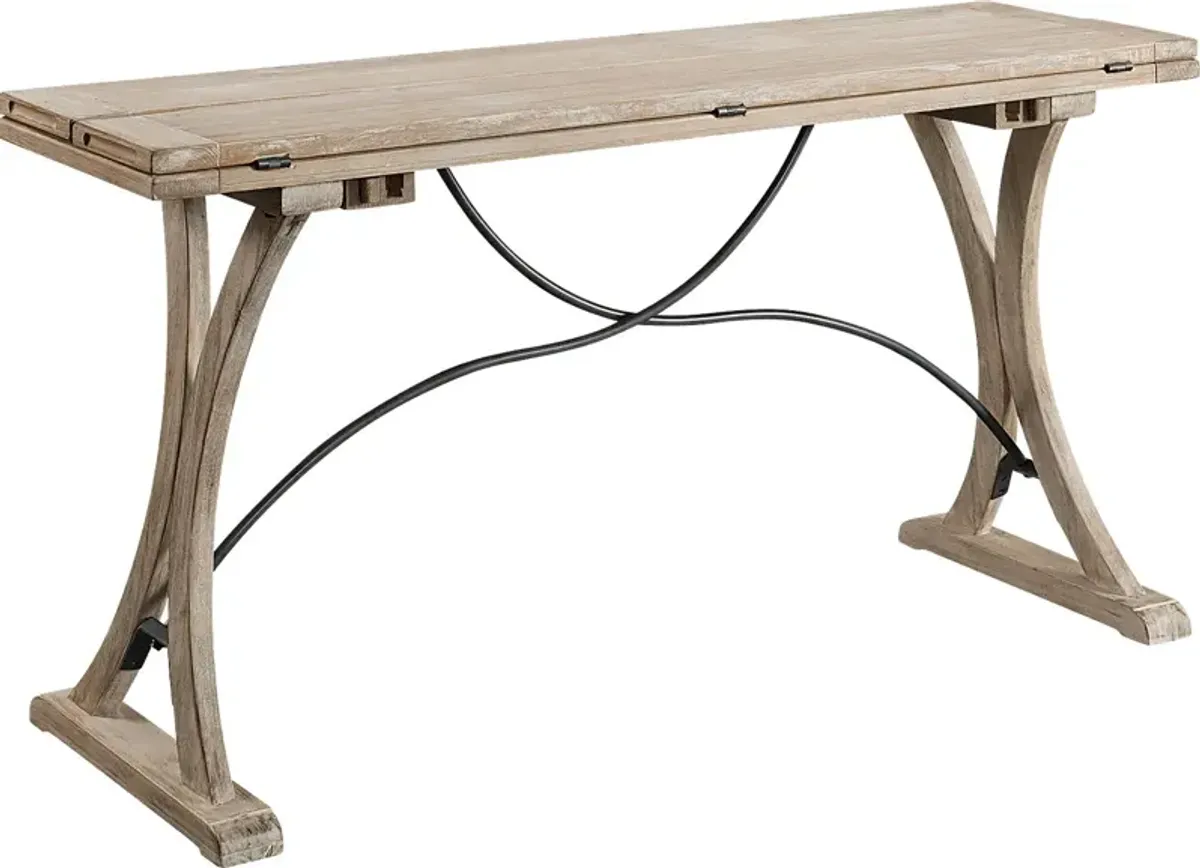 Caravatta Brown Folding Top Dining Table