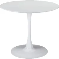 Sosie White Round Dining Table