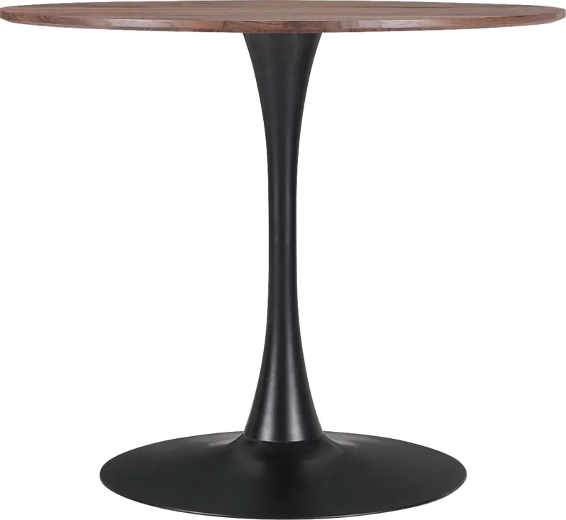 Sosie Brown Round Dining Table