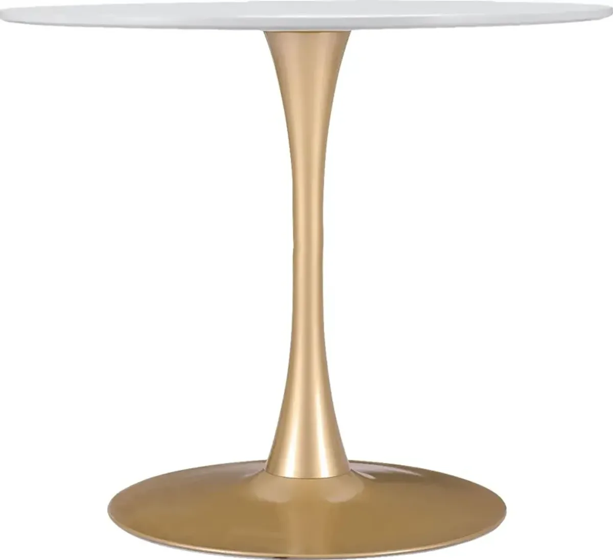 Sosie Gold Round Dining Table