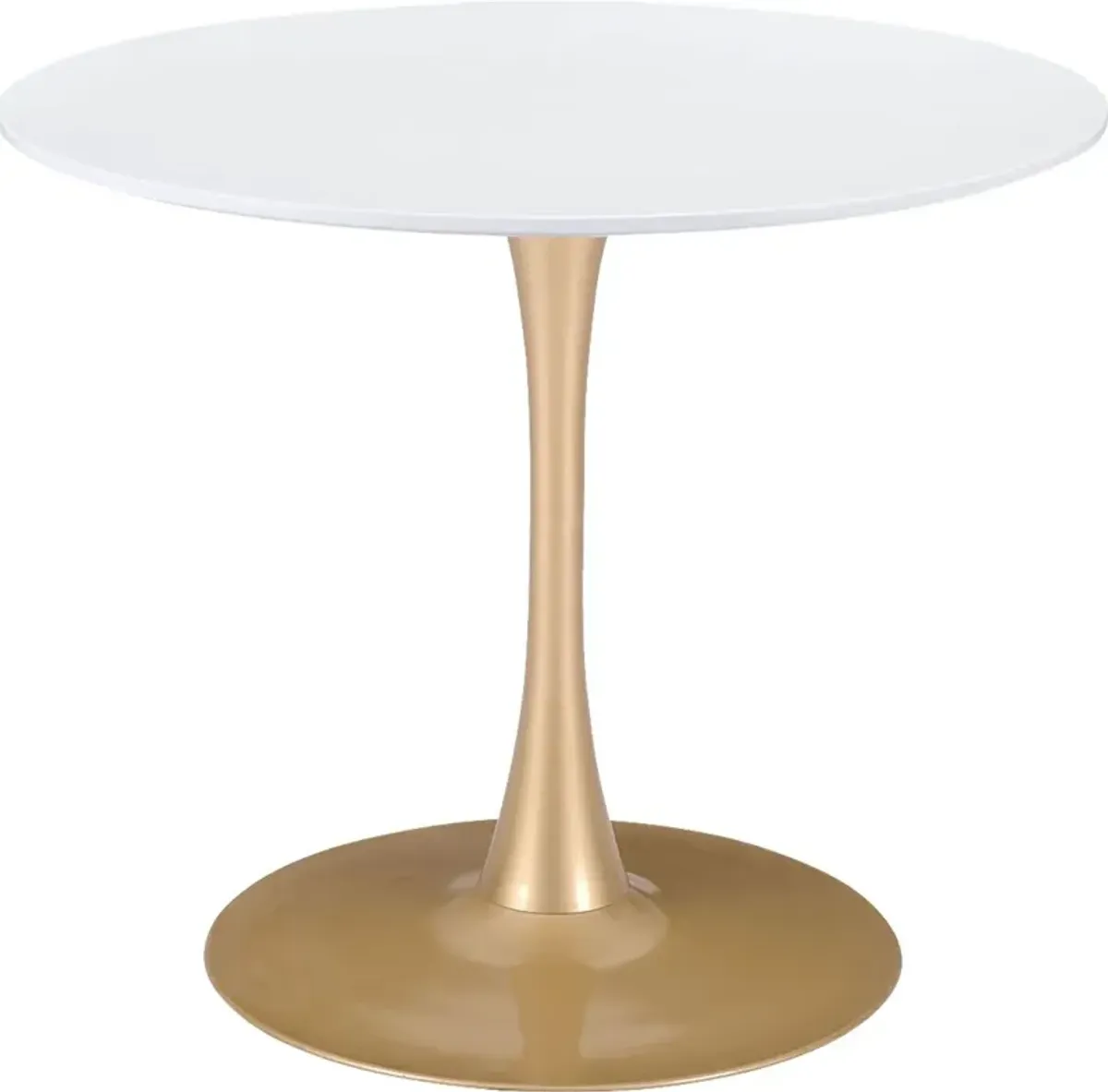 Sosie Gold Round Dining Table