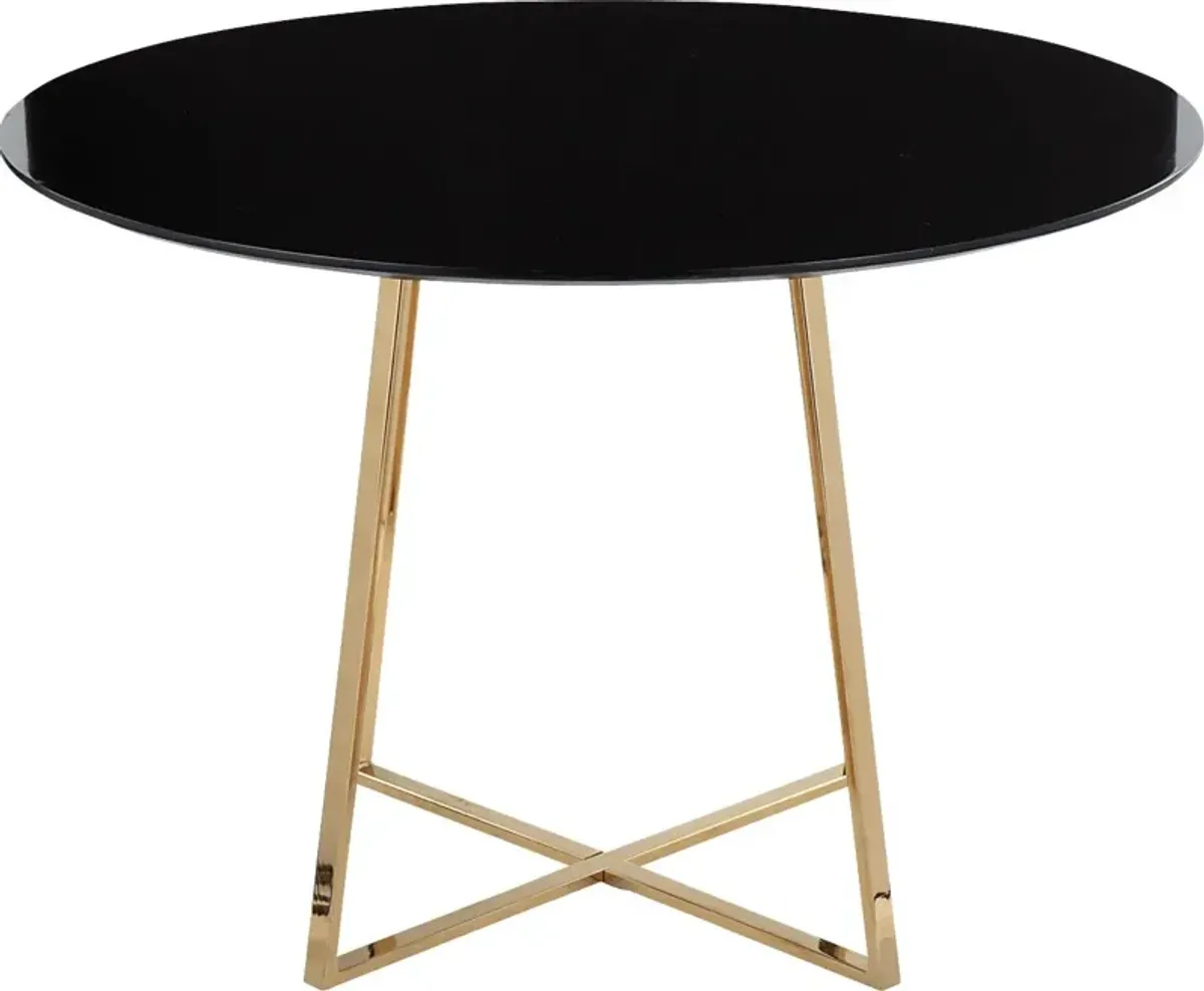 Sourwood III Black Dining Table