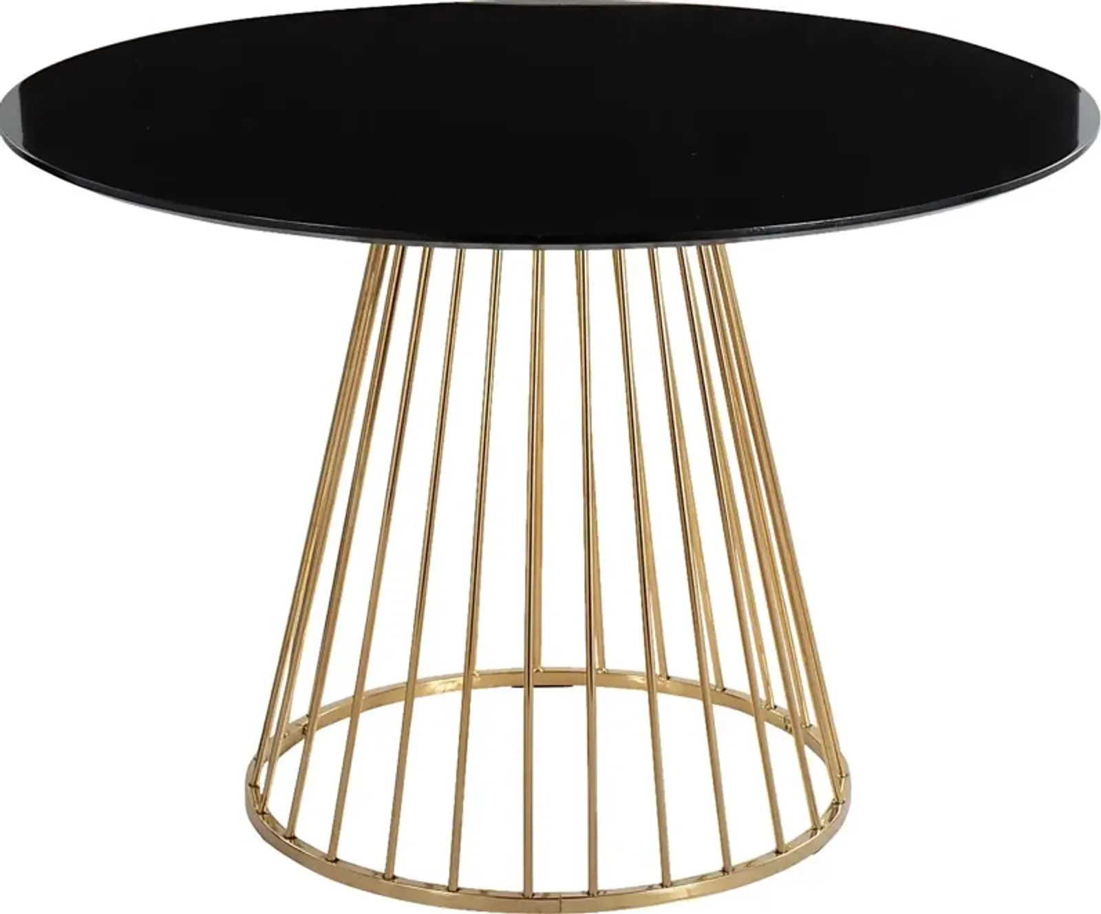 Aldendell Gold Black Dining Table