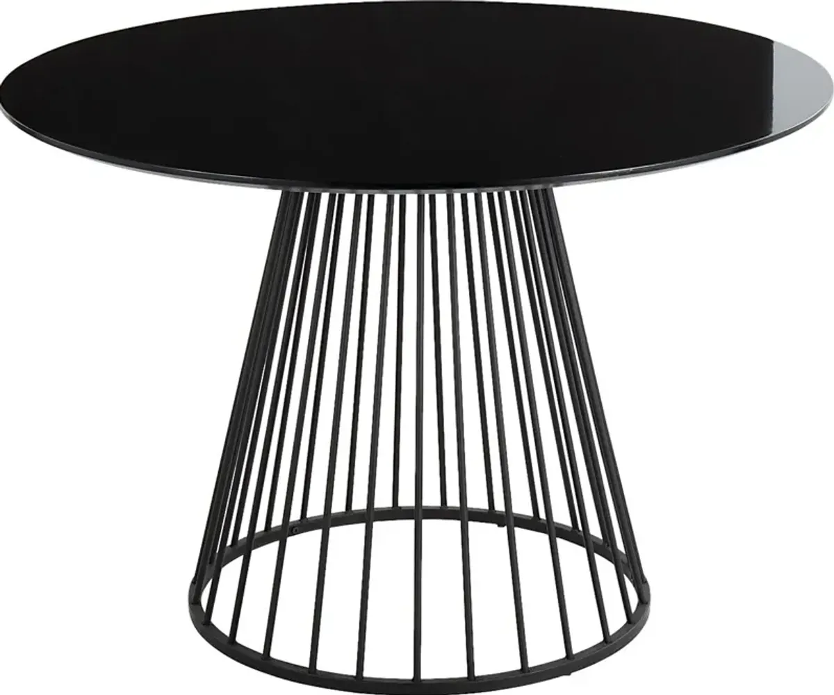 Aldendell Black Dining Table