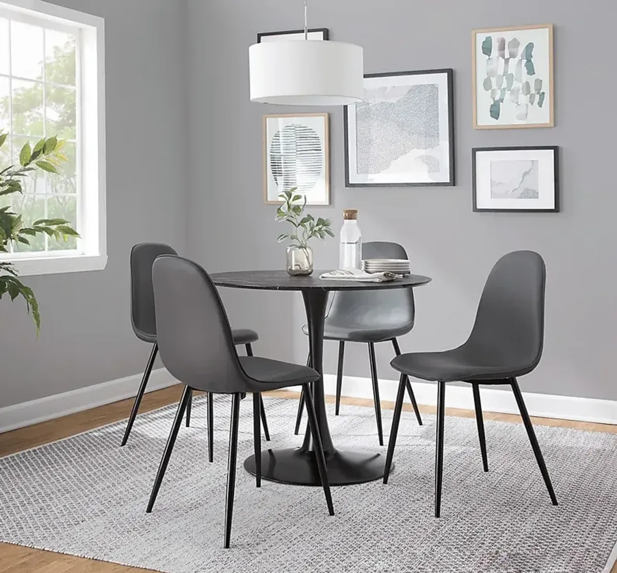 Mulroy Black Dining Table