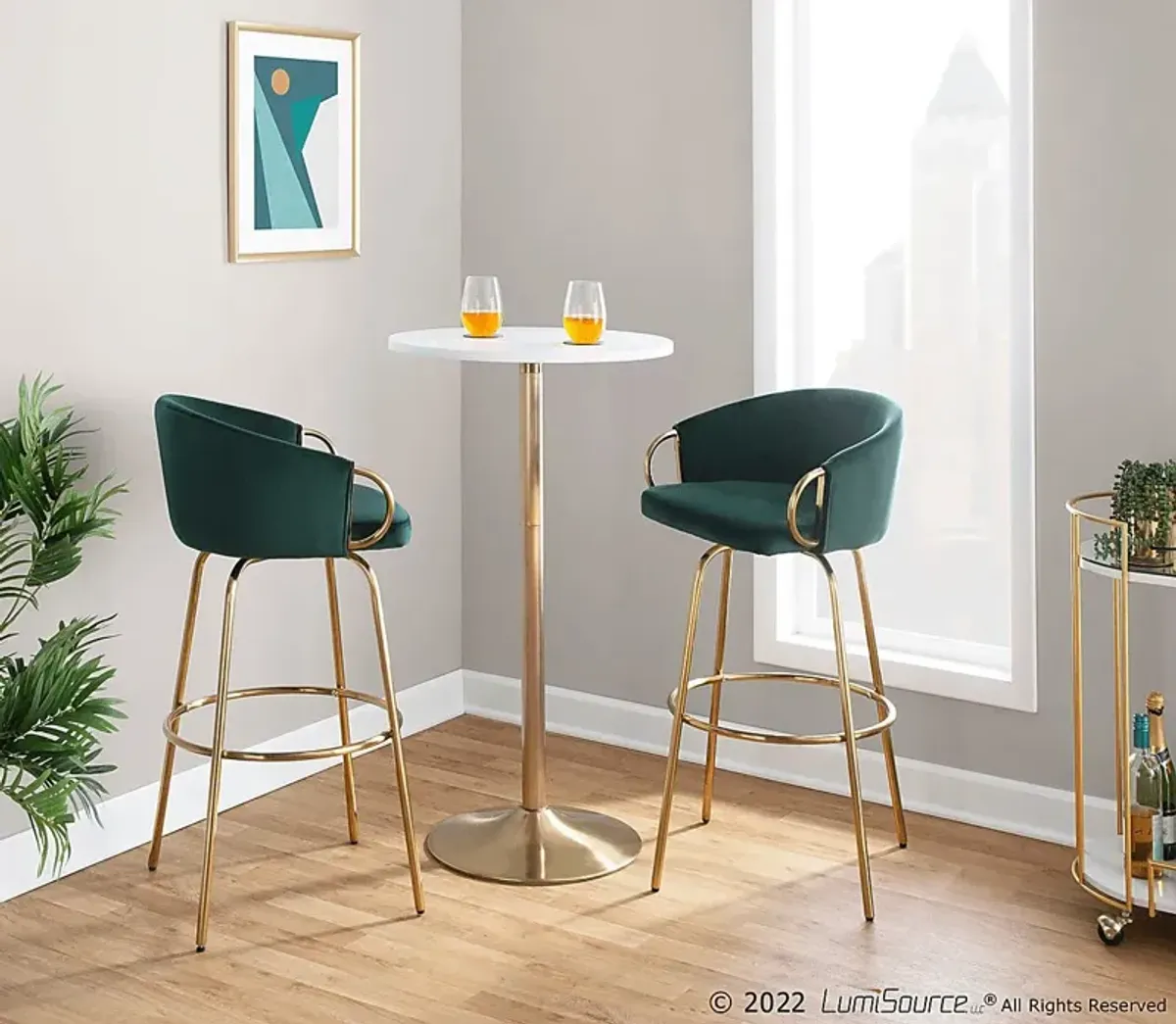 Stillforrest White Adjustable Dining Table