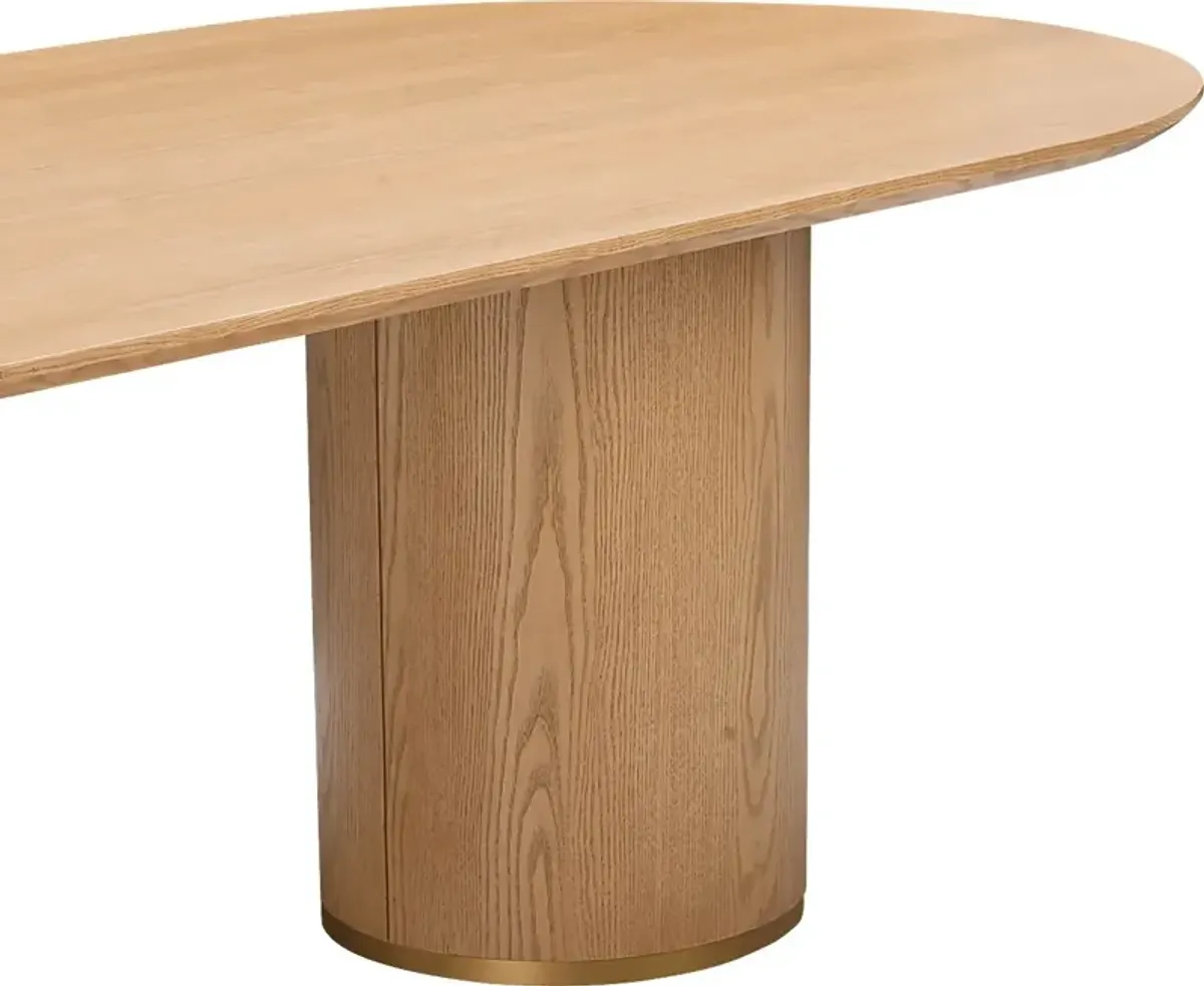 Fritcha Brown Dining Table