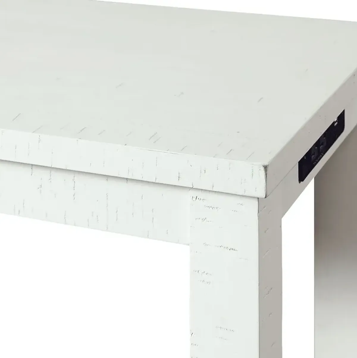 Ampezo White Bar Table with Stools