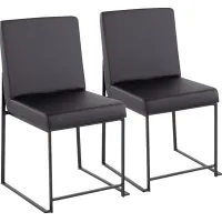 Bladens I Black Side Chair Set of 2