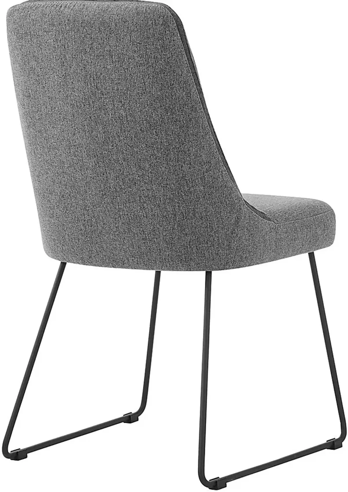 Quinnlane Gray Dining Chair, Set of 2