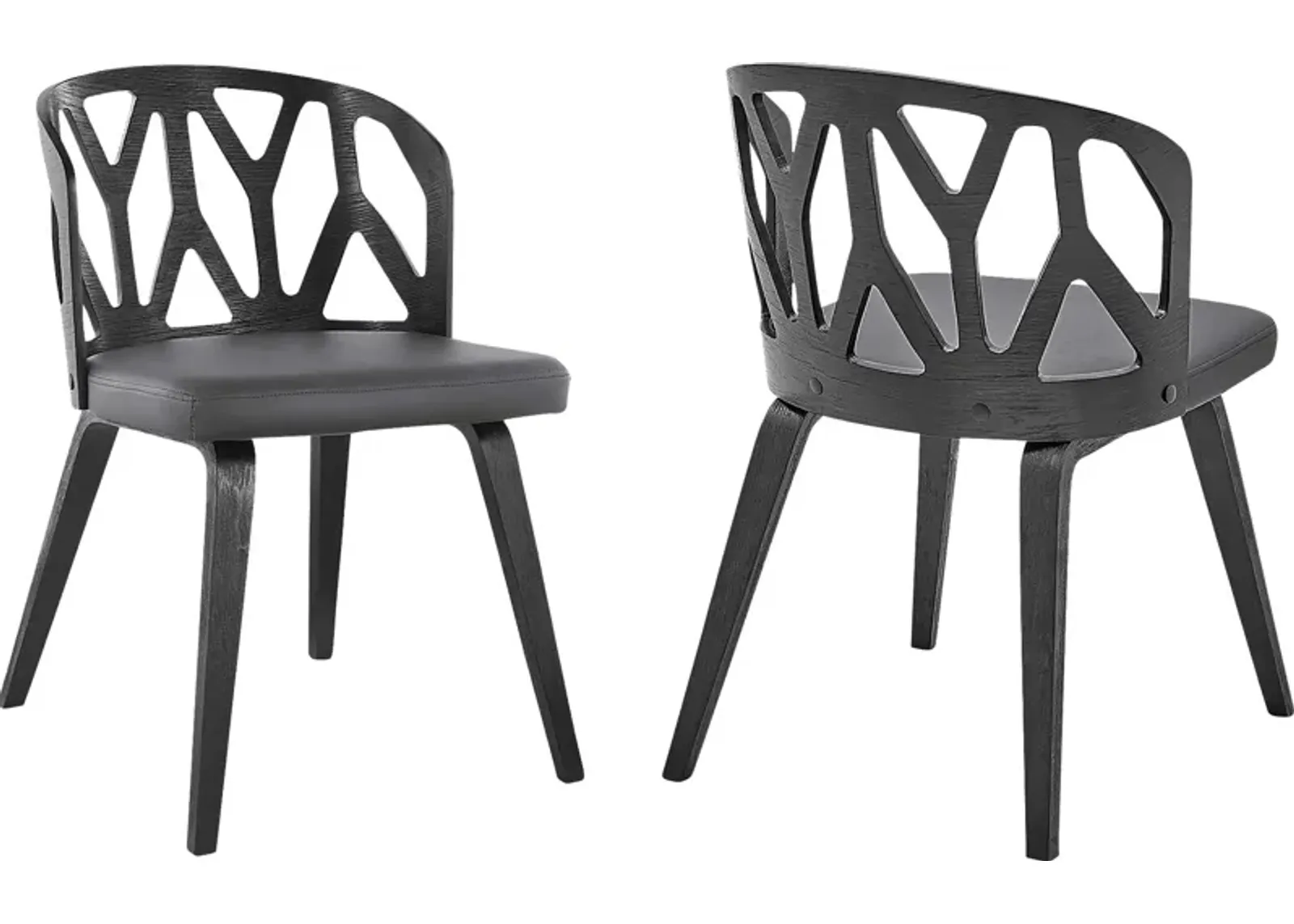 Ryaelle Gray Dining Chair, Set of 2