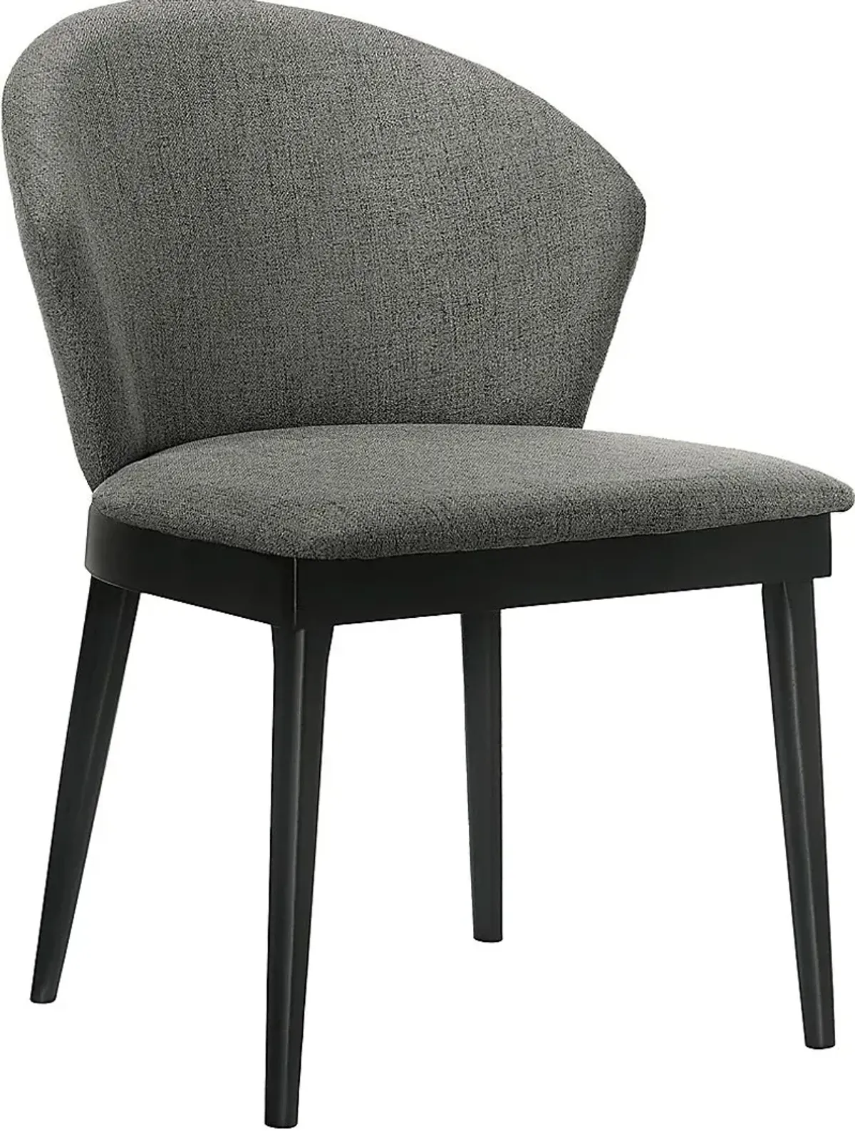 Meralyn II Charcoal Dining Chair, Set of 2