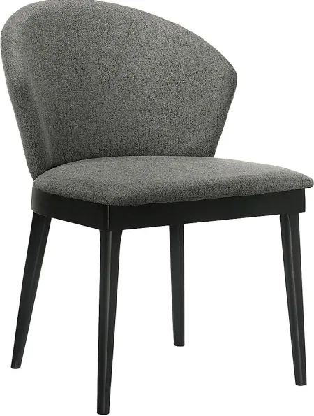Meralyn II Charcoal Dining Chair, Set of 2