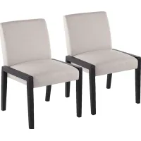 Dobester I Cream Side Chair, Set of 2
