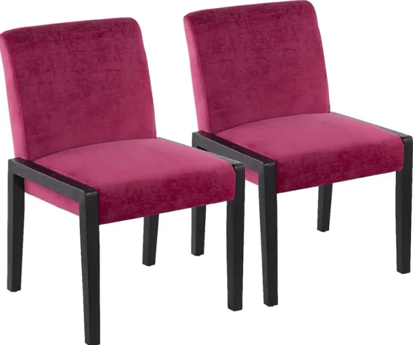 Dobester I Pink Side Chair, Set of 2
