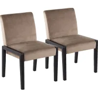 Dobester I Brown Side Chair, Set of 2