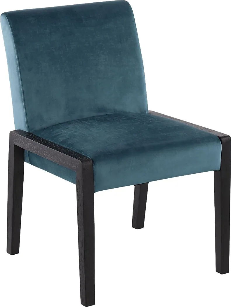 Dobester I Teal Side Chair, Set of 2