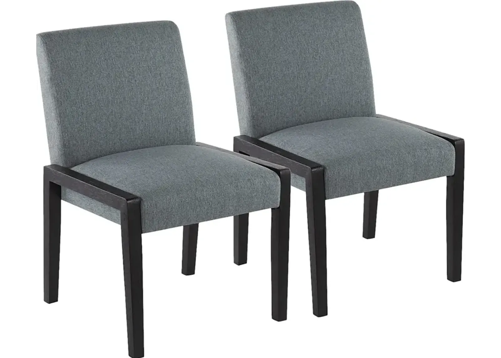 Dobester I Light Teal Side Chair, Set of 2