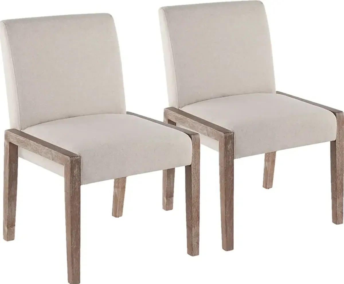 Dobester II Cream Side Chair, Set of 2