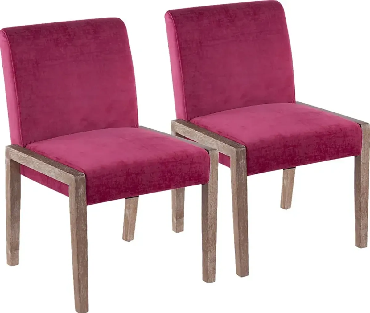 Dobester II Pink Side Chair, Set of 2