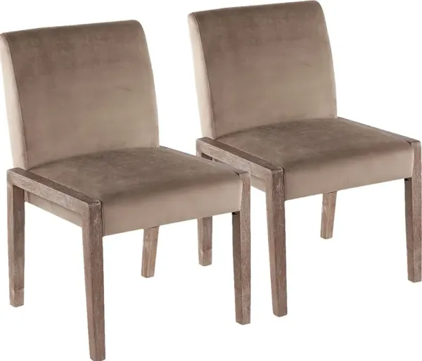 Dobester II Brown Side Chair, Set of 2