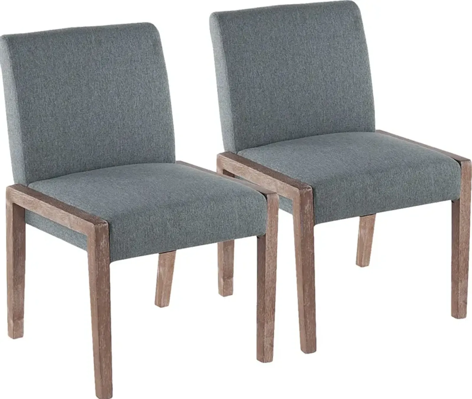 Dobester II Light Teal Side Chair, Set of 2