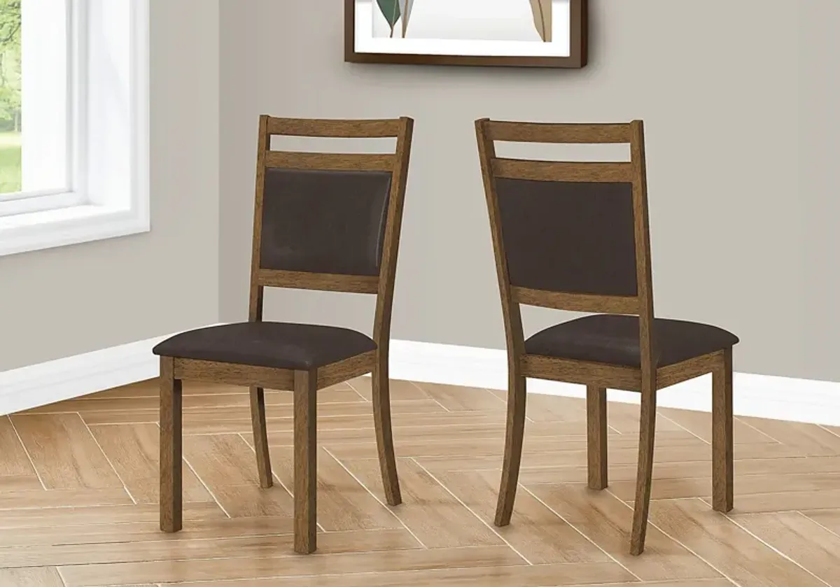 Macdill Brown Dining Chair, Set of 2