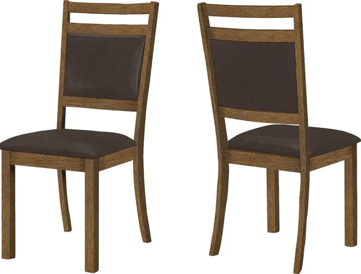 Macdill Brown Dining Chair, Set of 2