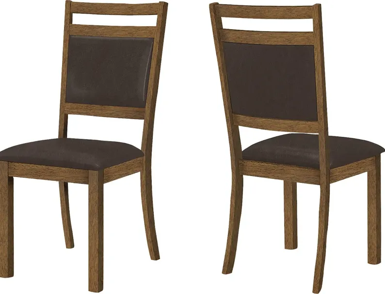 Macdill Brown Dining Chair, Set of 2