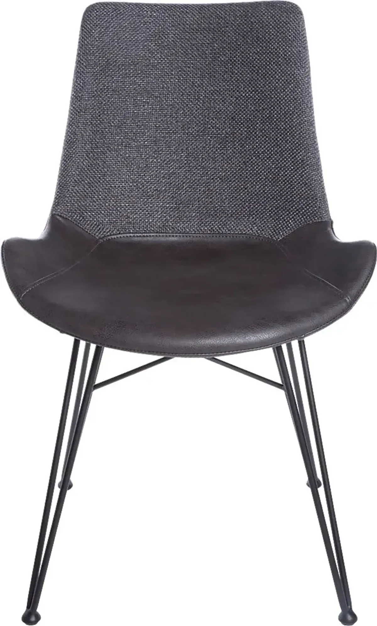 Heidiway Dark Gray Side Chair, Set of 2