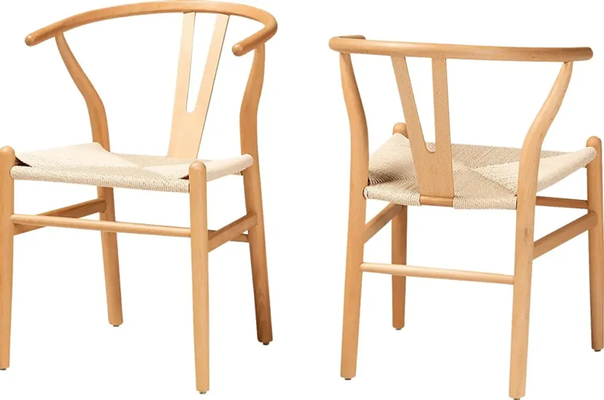 Boilvin Brown Side Chair, Set of 2