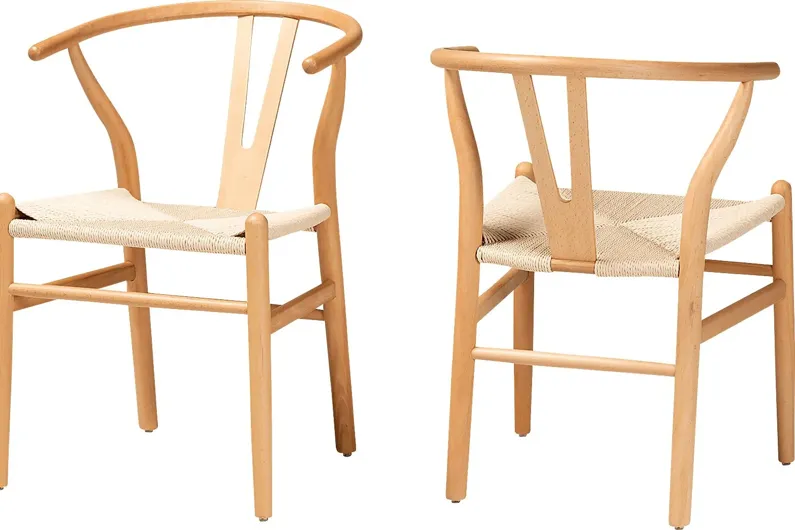 Boilvin Brown Side Chair, Set of 2