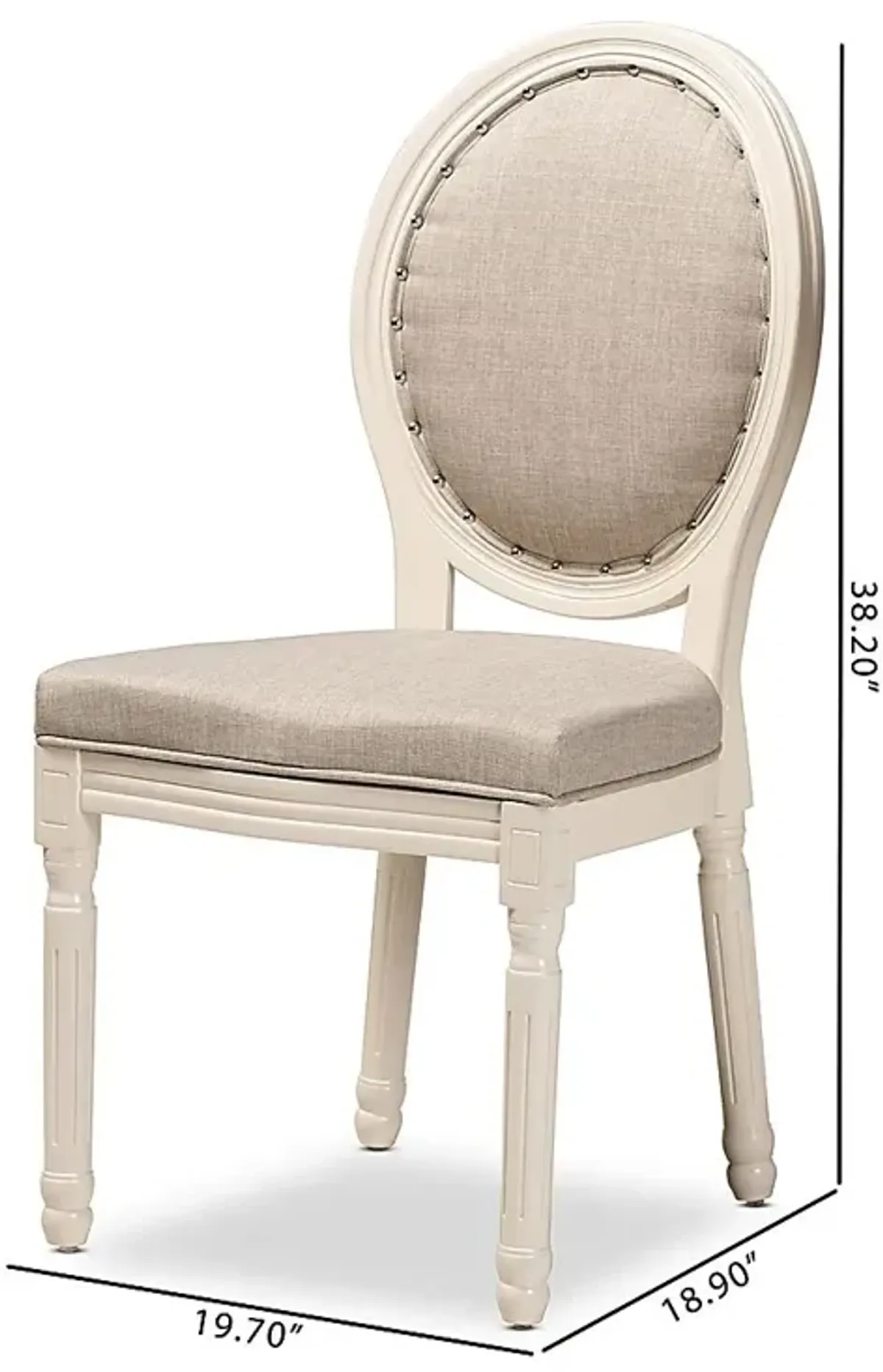 Wauchope White Side Chair, Set of 2