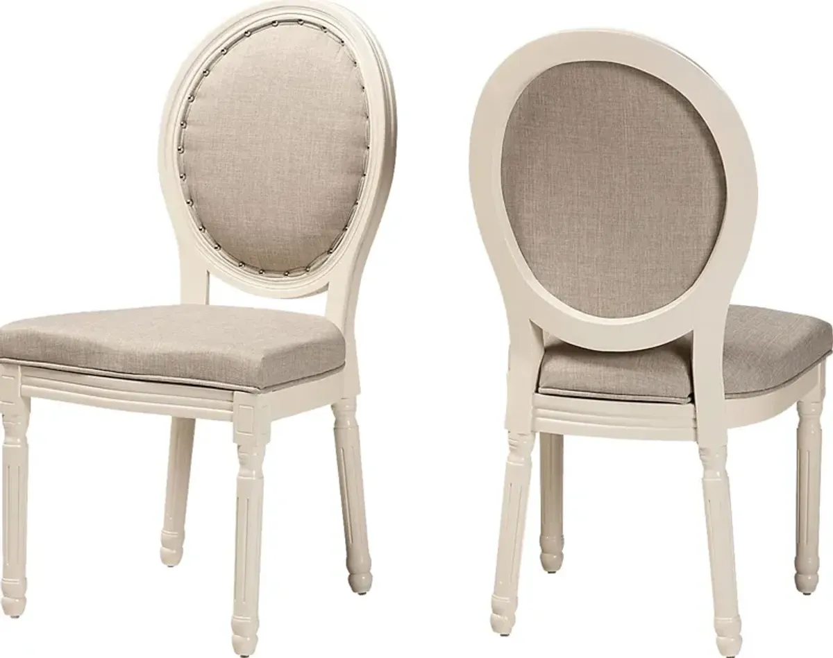 Wauchope White Side Chair, Set of 2