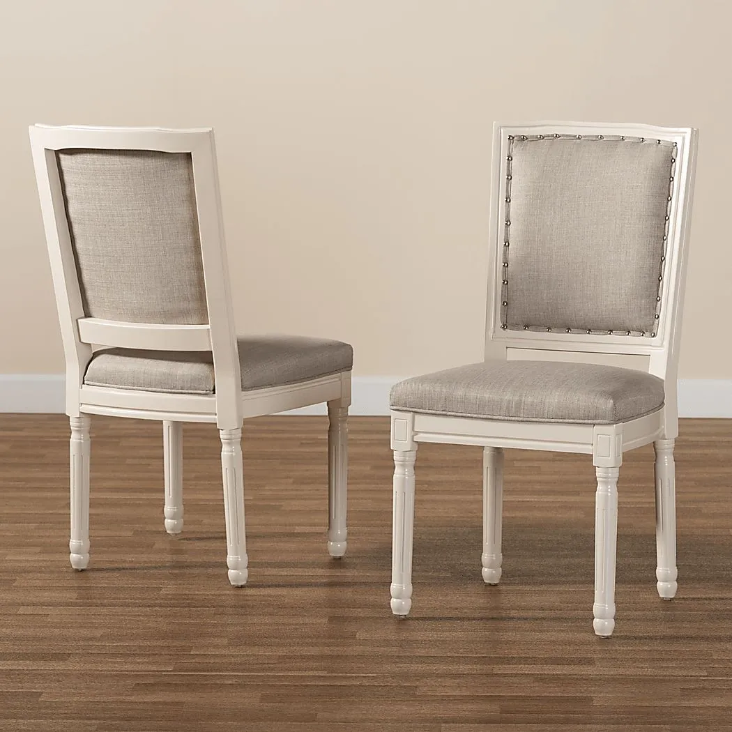 Wanskuck White Side Chair, Set of 2