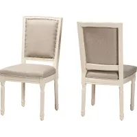 Wanskuck White Side Chair, Set of 2