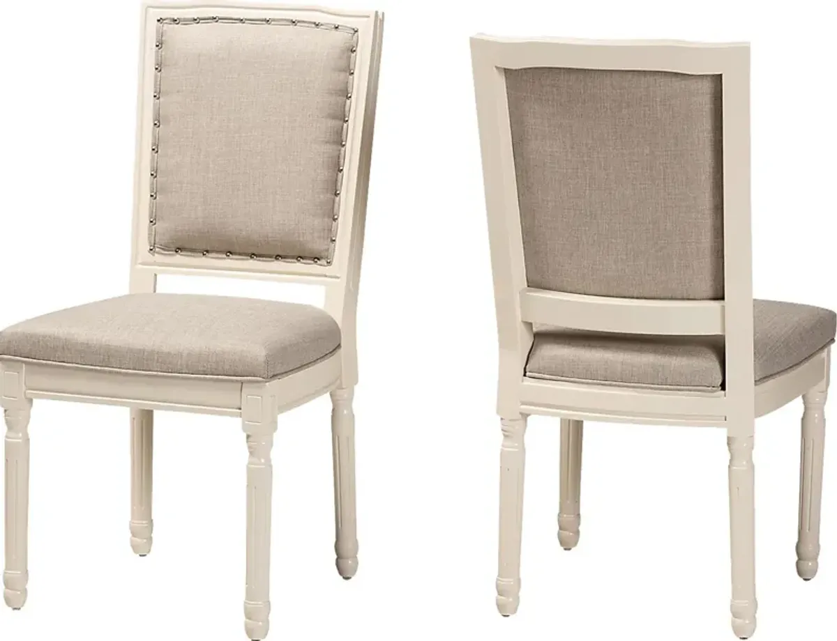 Wanskuck White Side Chair, Set of 2