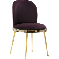 Loweland Purple Side Chair