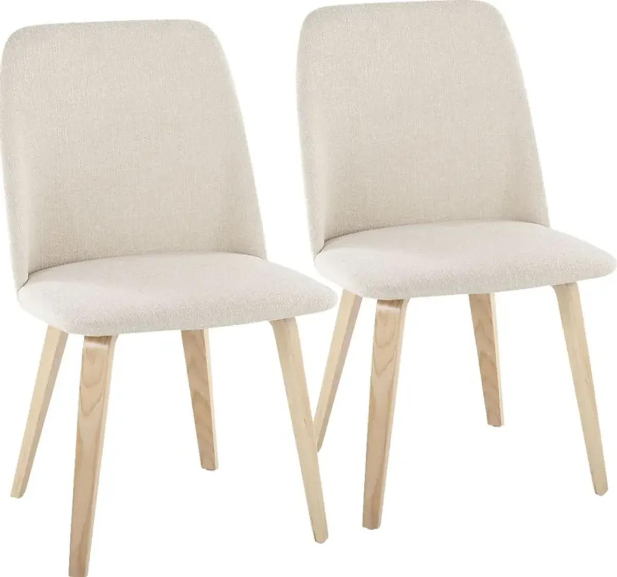 Verawood I Cream Dining Chair, Set of 2