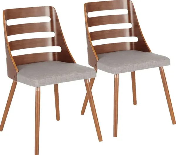 Thornwood Gray Dining Chair, Set of 2